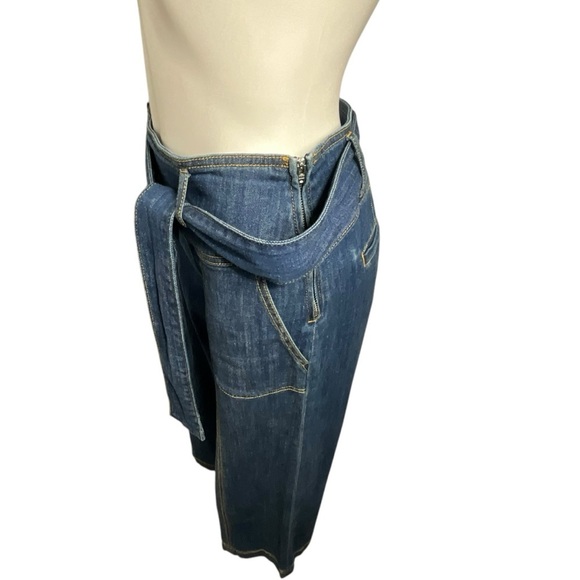 Pilcro and the Letter Press Ultra High Rise Crop Flare Wide Leg Jeans - Picture 15 of 16